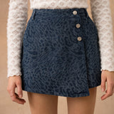 Jupe-short Doémie - Bleu