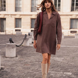 Robe Nadila - Choco