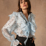 Blouse Suzanne - Bleu