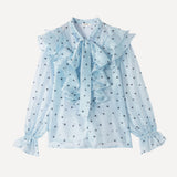 Blouse Suzanne - Bleu