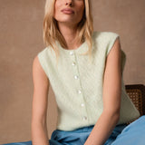 Cardigan Yolande - Vert clair