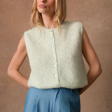 Cardigan Yolande - Vert clair