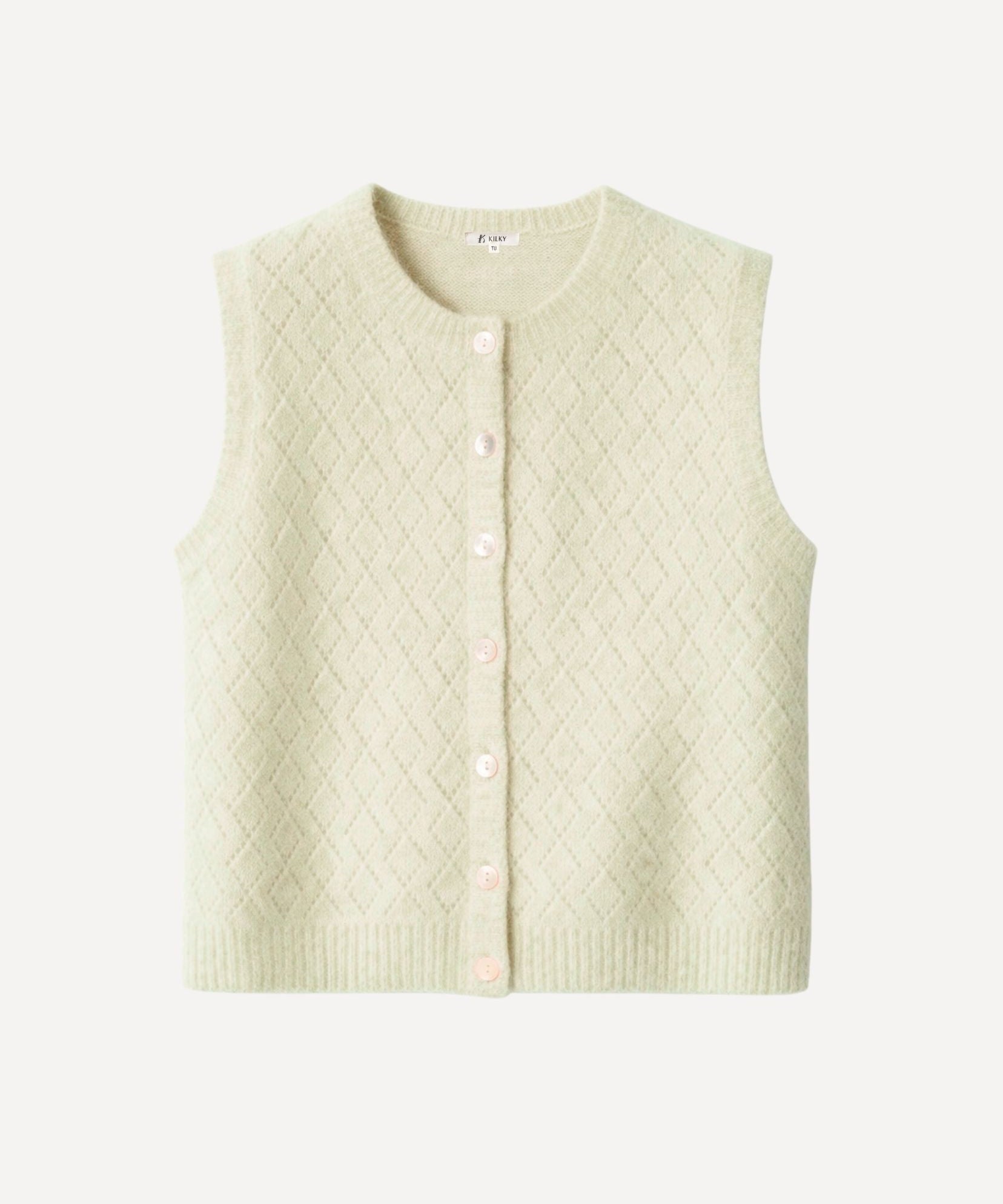 Cardigan Yolande - Vert clair