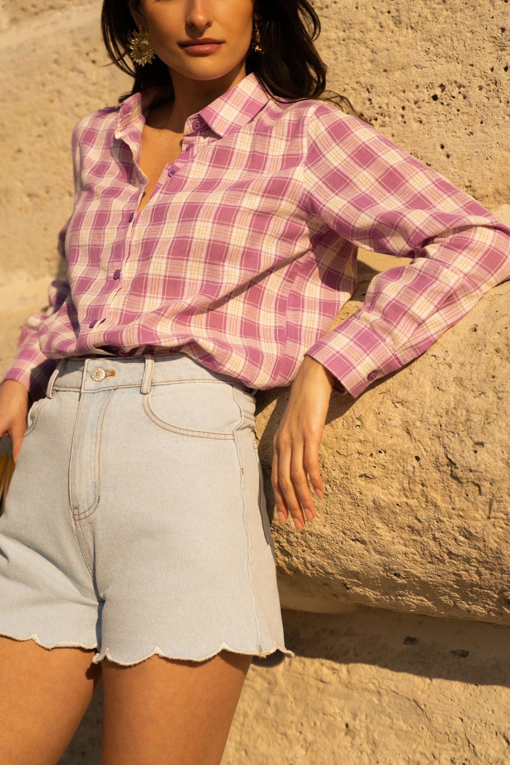 Suzon 5496 Suzon shirt - Lilas Kilky Paris