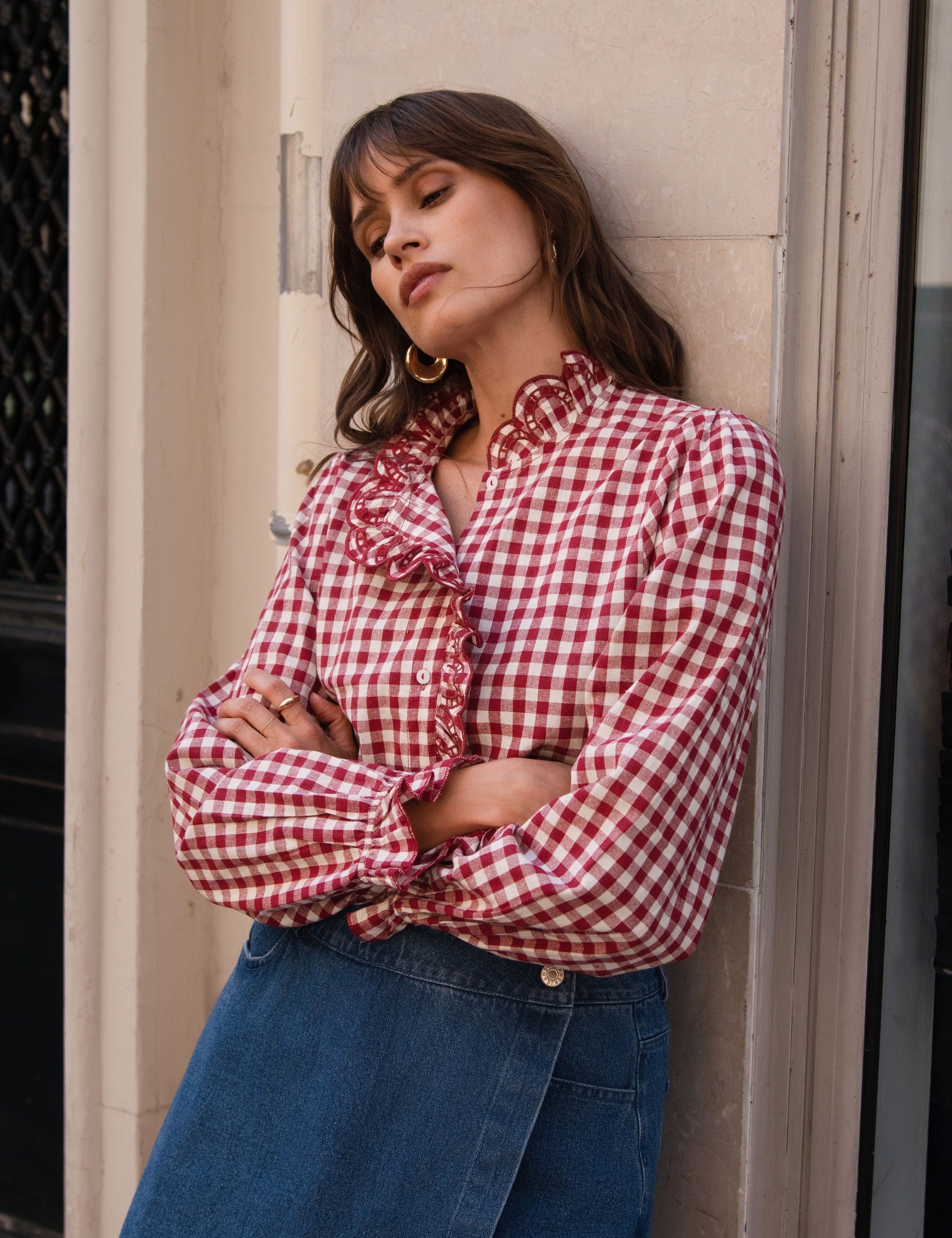 Odile Shirt - Bordeaux