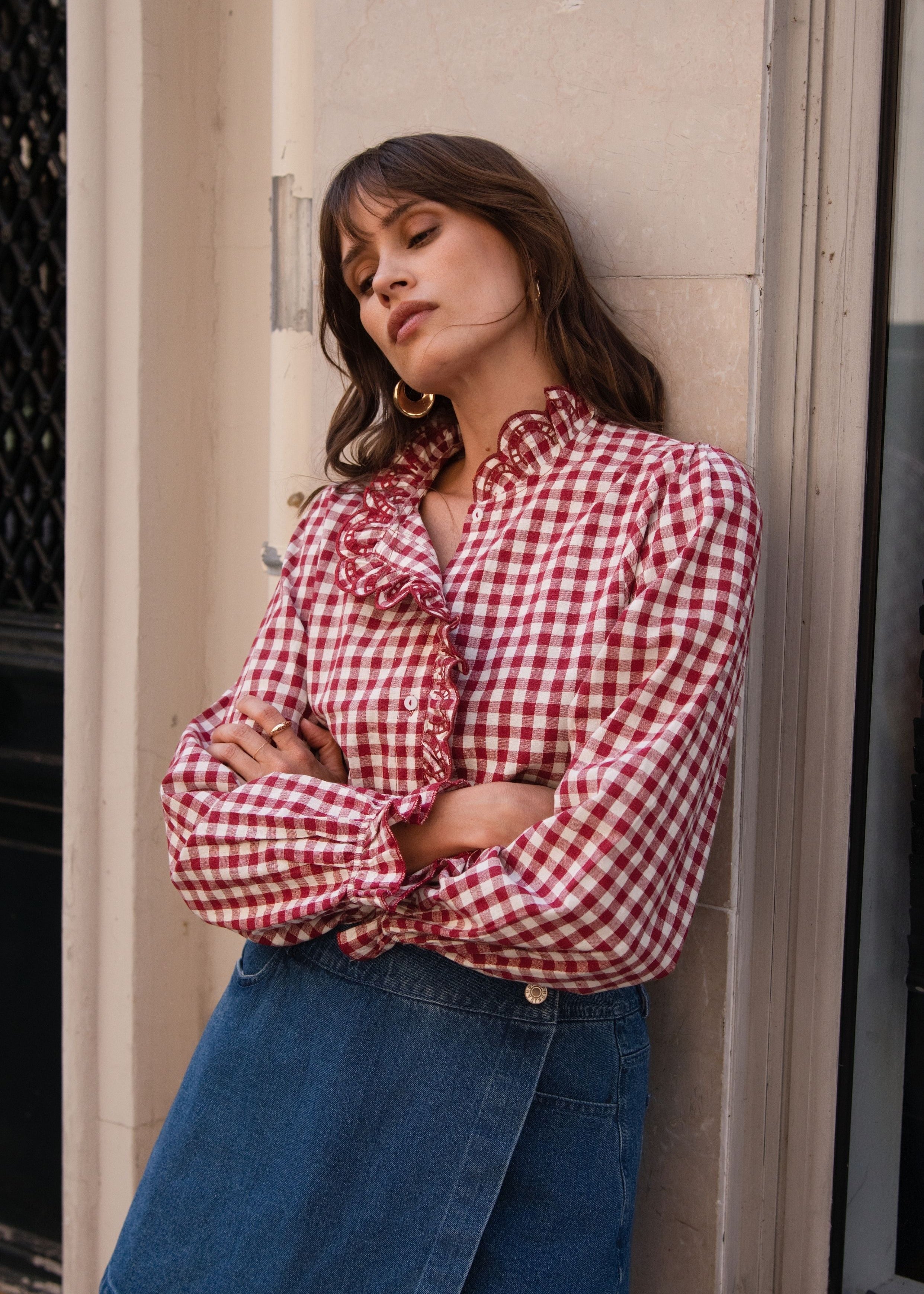 Chemise Odile - Bordeaux