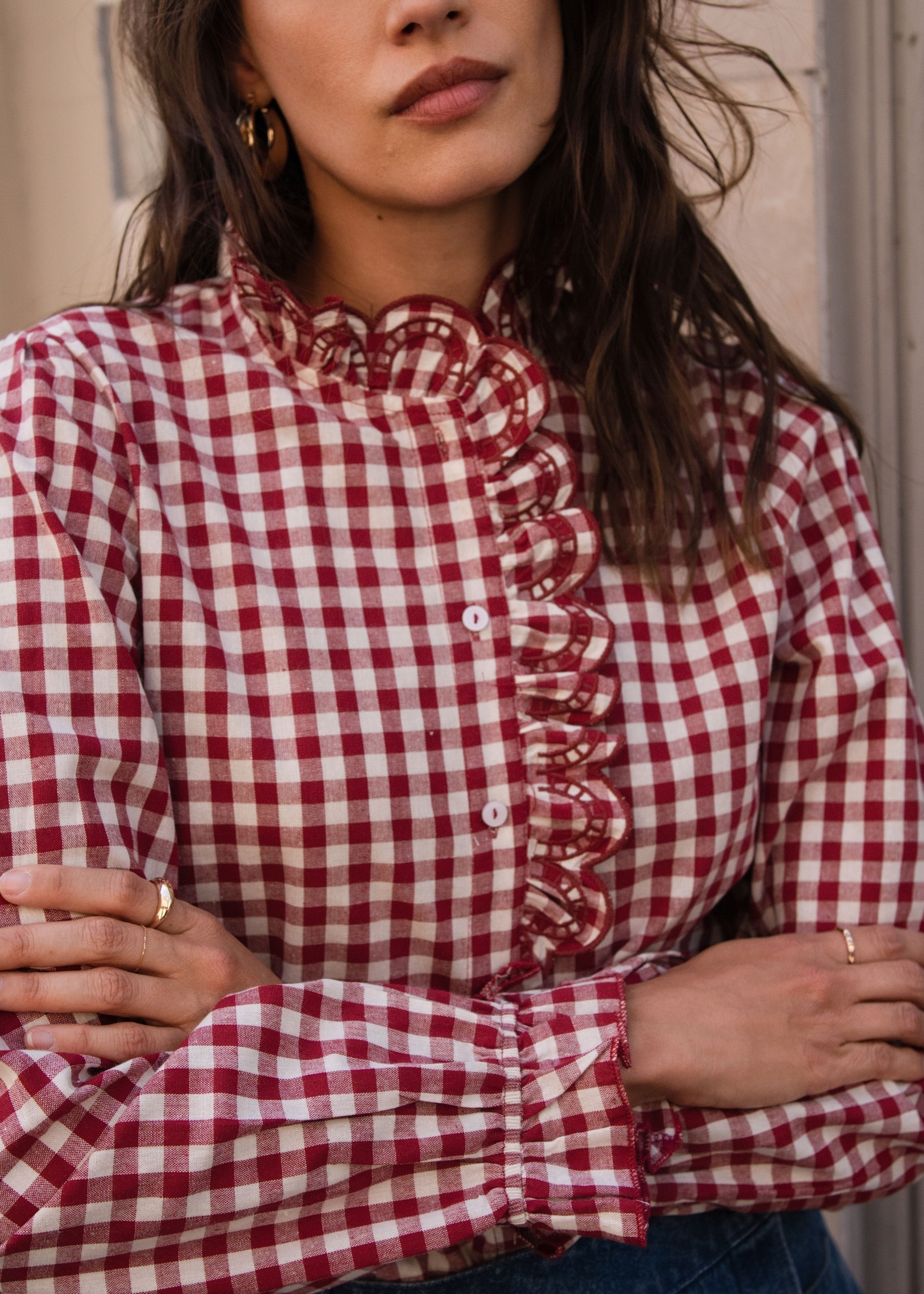 Chemise Odile - Bordeaux
