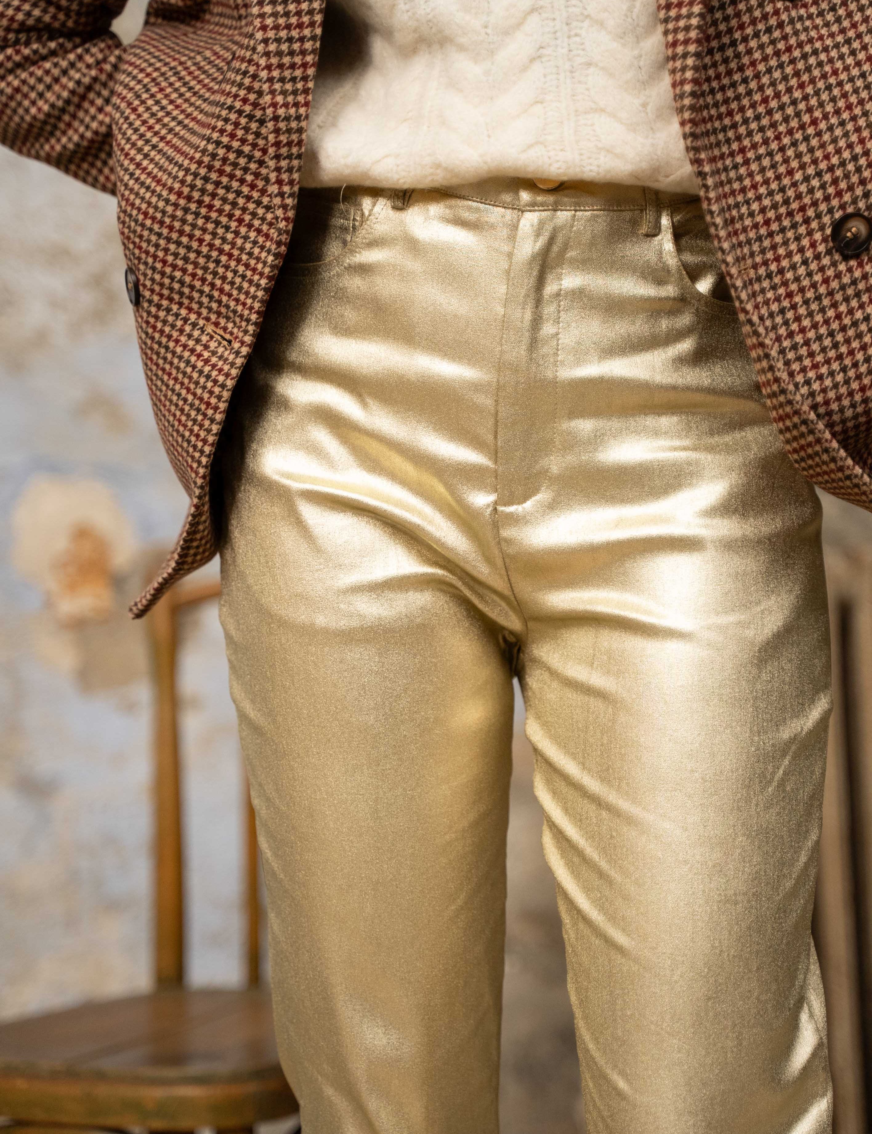 Calista Pants - Gold