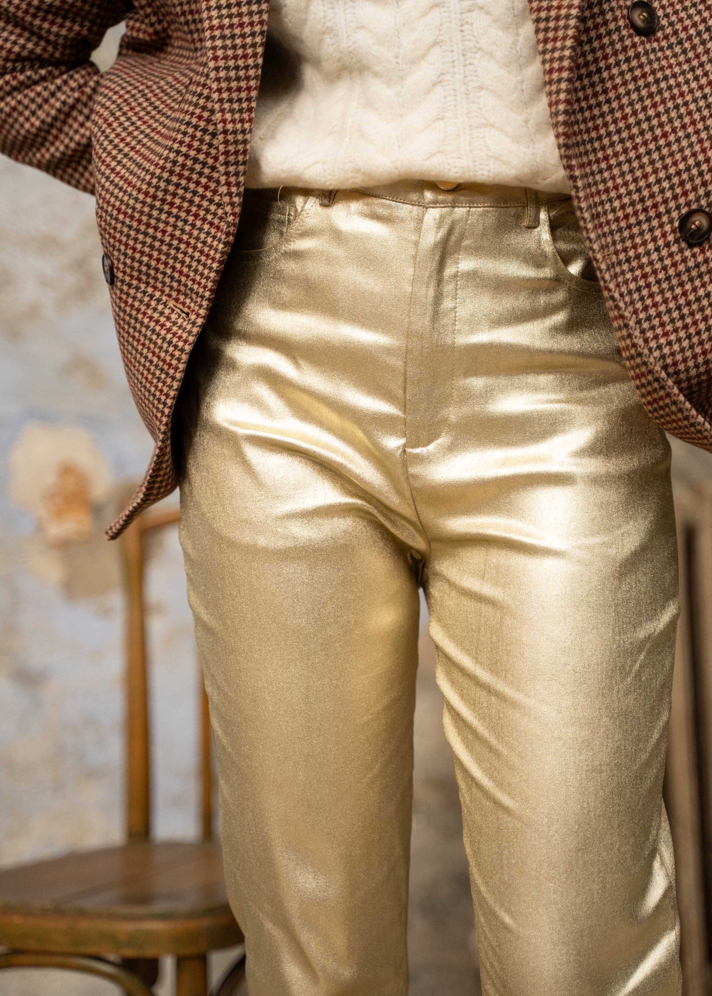 Calista Pants - Gold