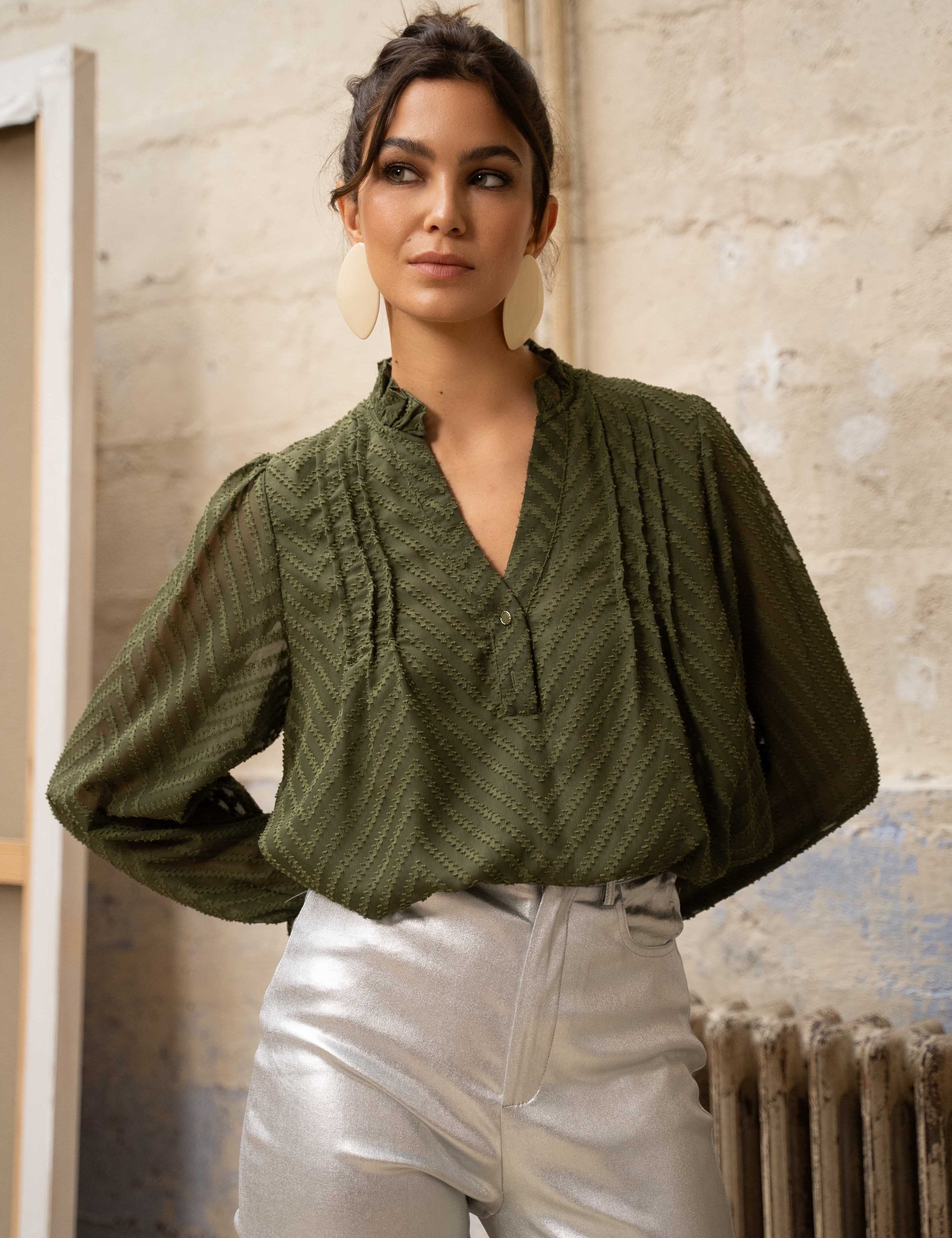 Calista Pants - Silver