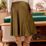 Camellia Khaki Skirt 