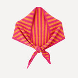Foulard triangle Élio - Fushia