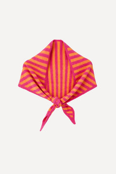Foulard triangle Élio - Fushia