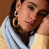 Foulard triangle Élio - Ciel