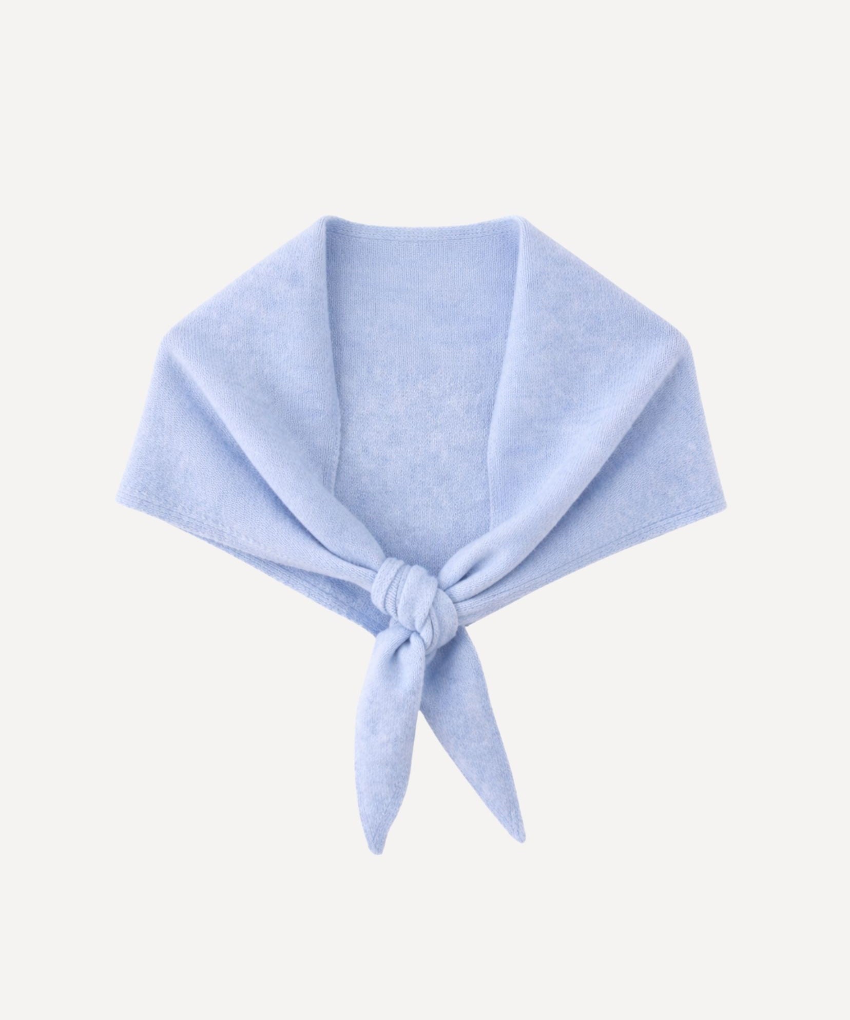 Foulard triangle Élio - Ciel