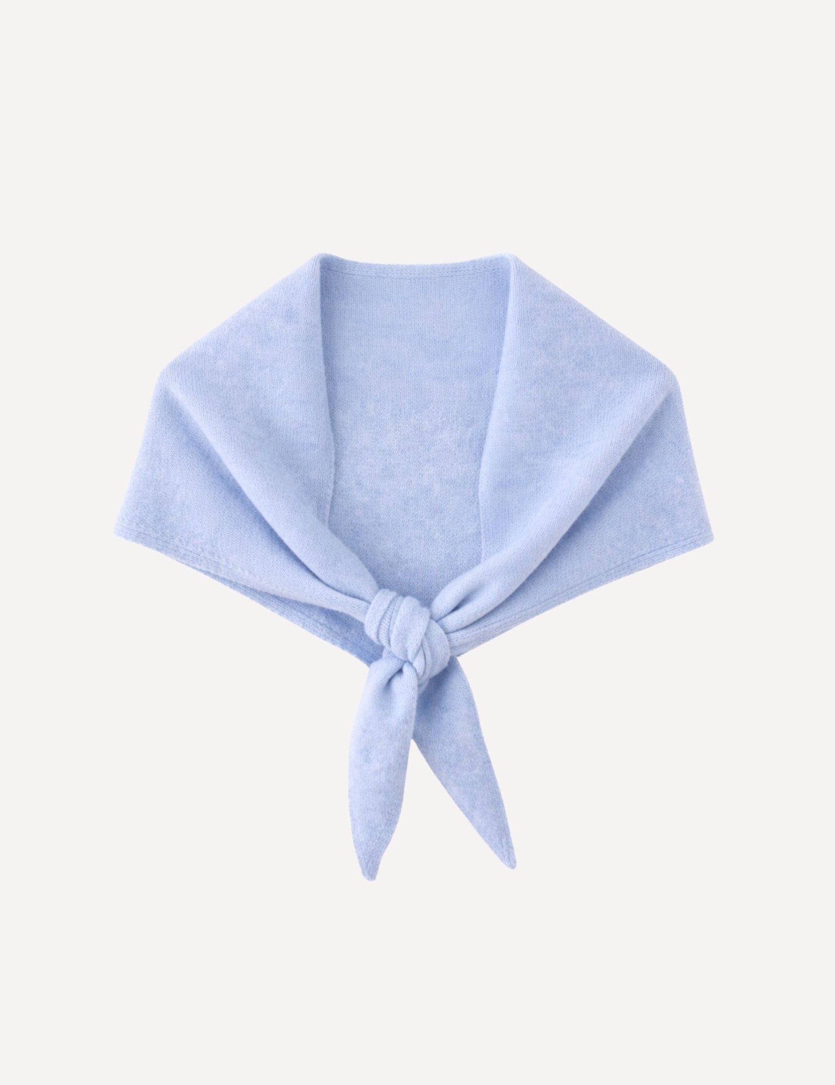 Foulard triangle Élio - Ciel