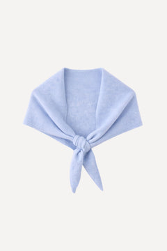 Foulard triangle Élio - Ciel