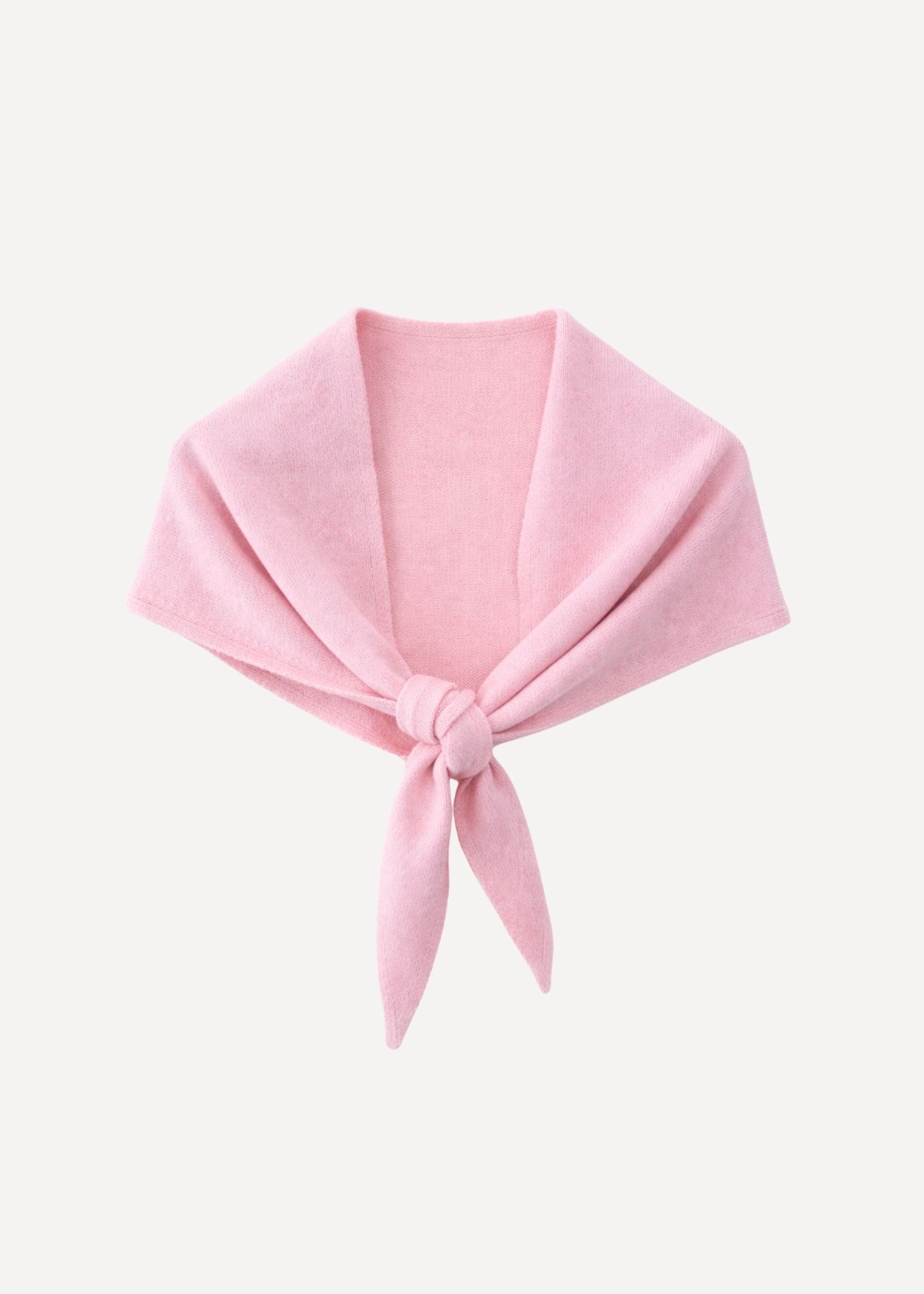Foulard triangle Élio - Rose