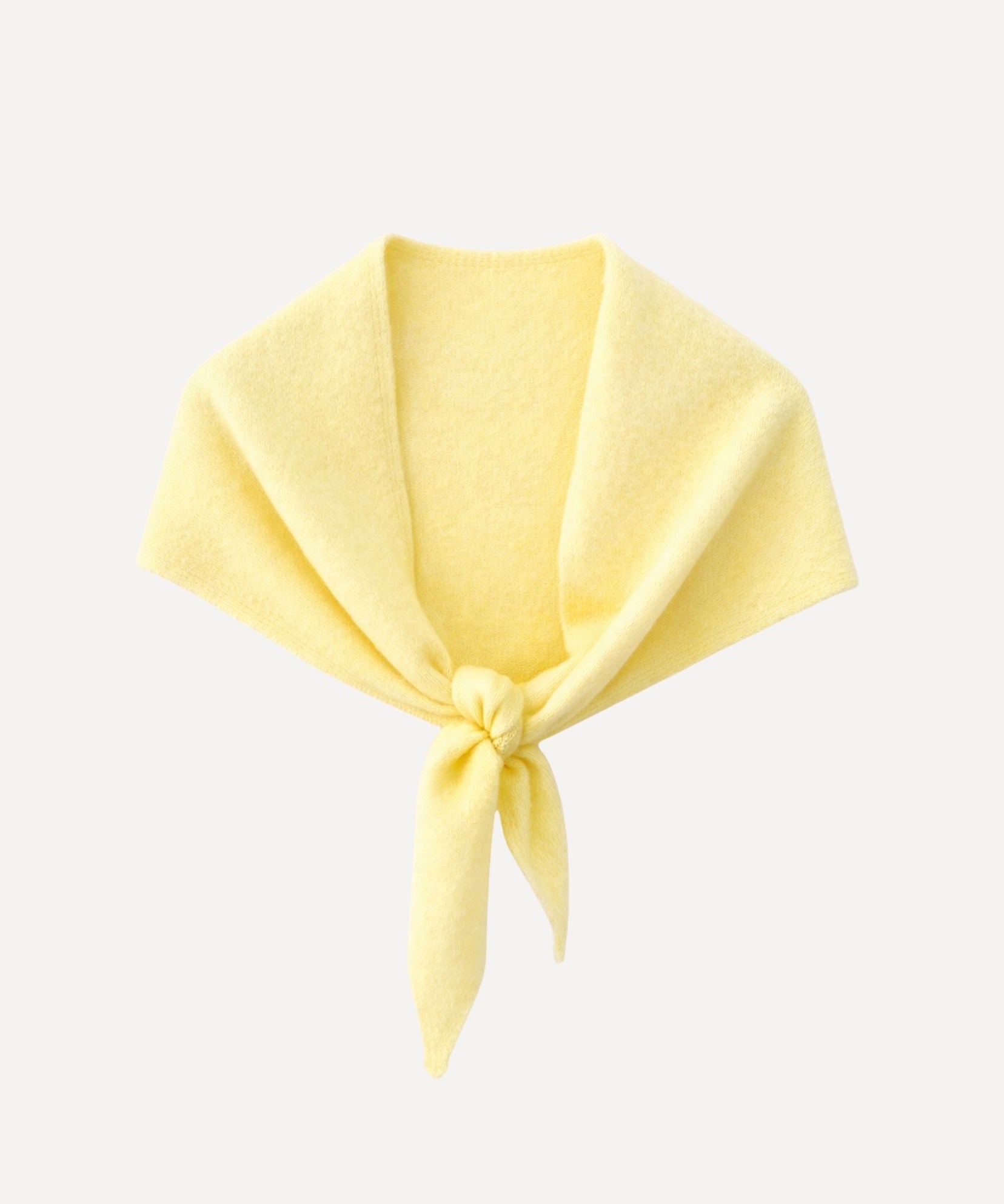 Foulard triangle Élio - Jaune
