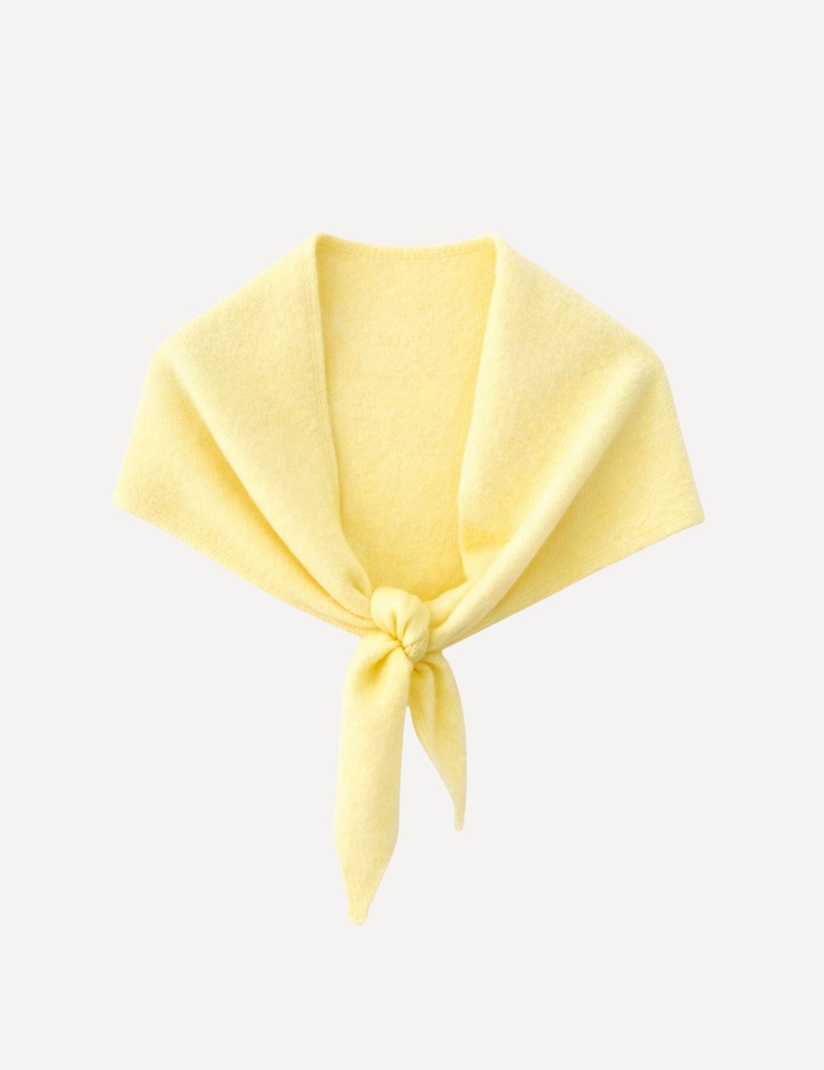 Foulard triangle Élio - Jaune