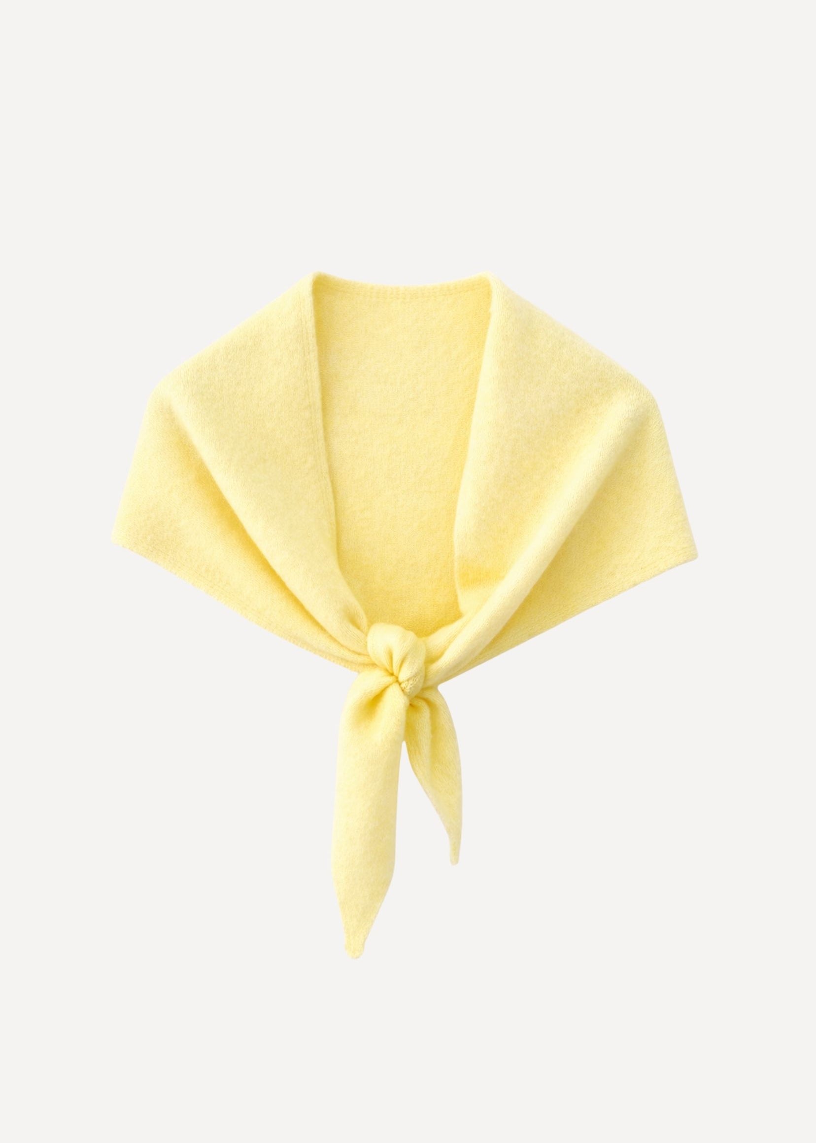 Foulard triangle Élio - Jaune