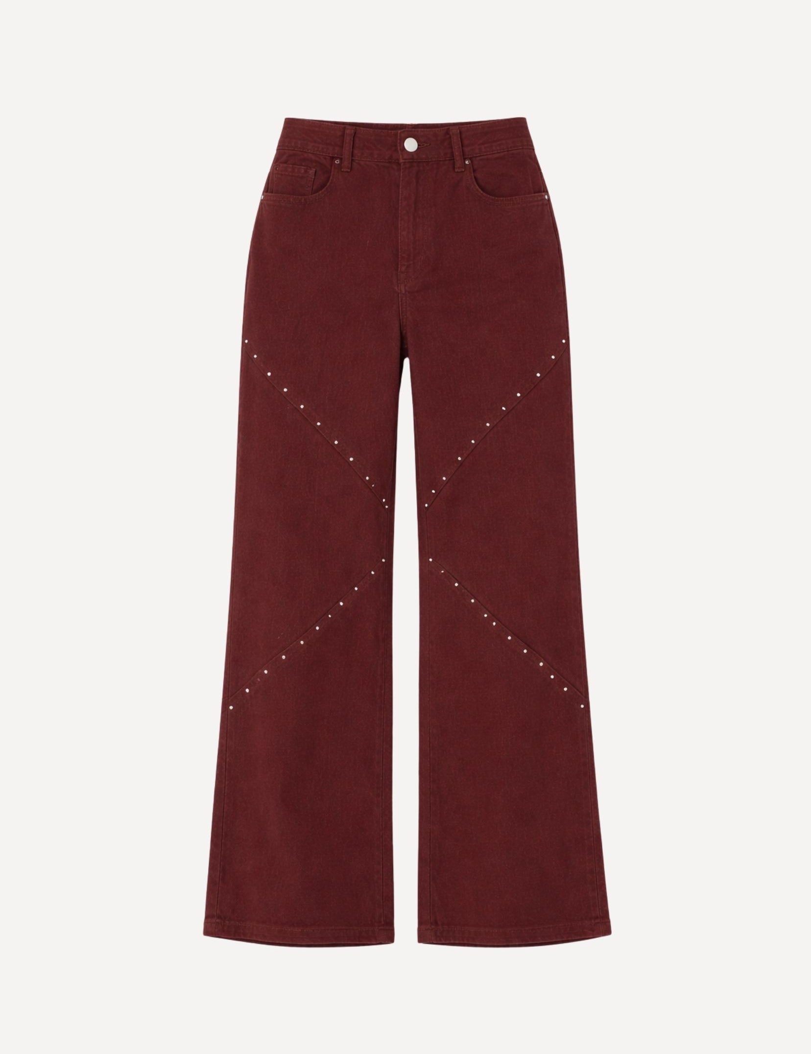 Jeans Gabrielle - Bordeaux