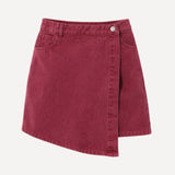 Jupe-short Edith - Bordeaux
