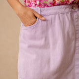 Jupe-short Edith - Lilas