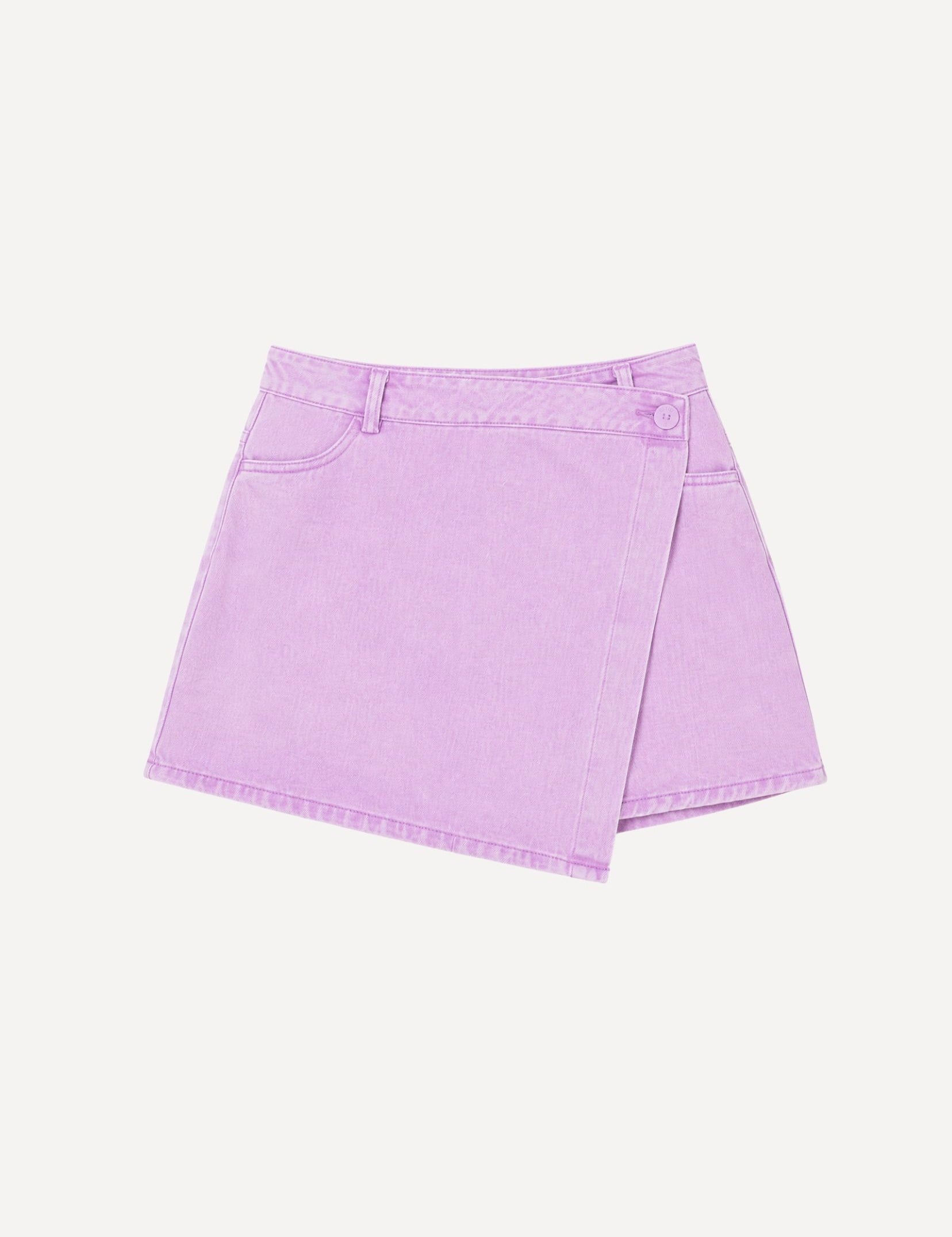 Jupe-short Edith - Lilas