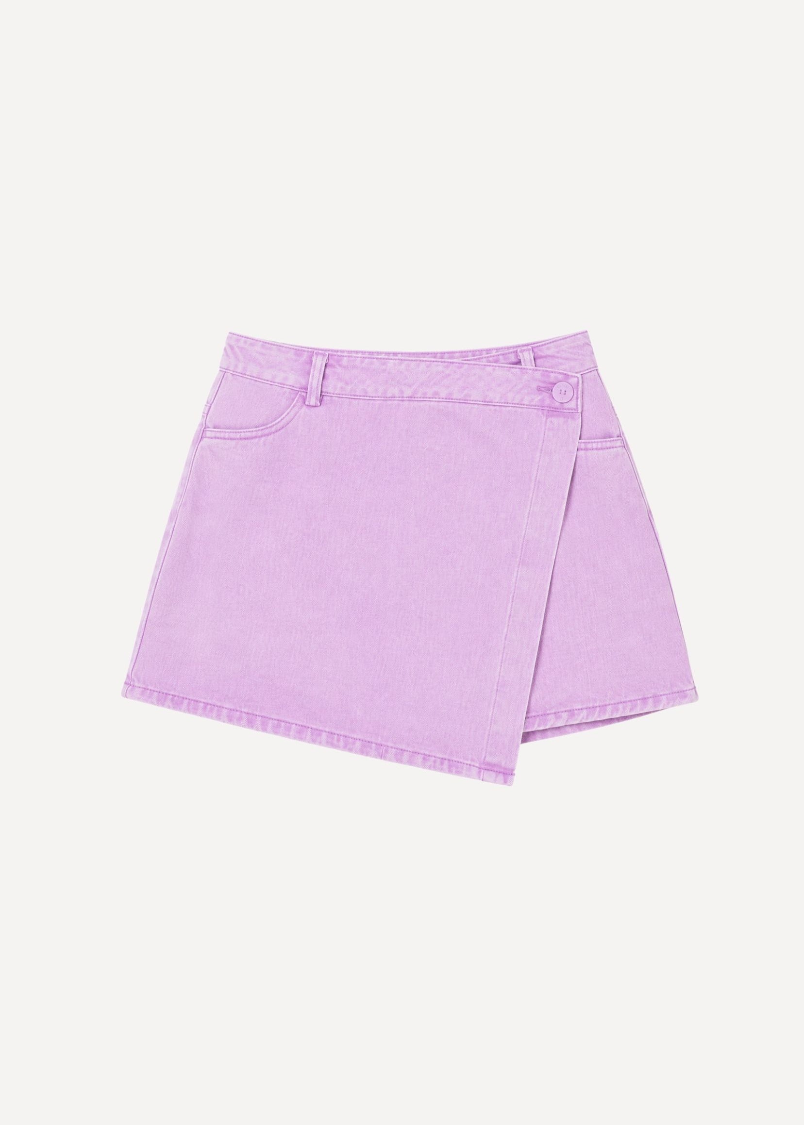 Jupe-short Edith - Lilas