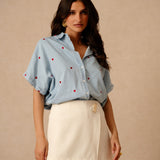 Jupe-short Yseult - Beige