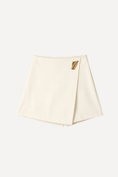 Jupe-short Yseult - Beige