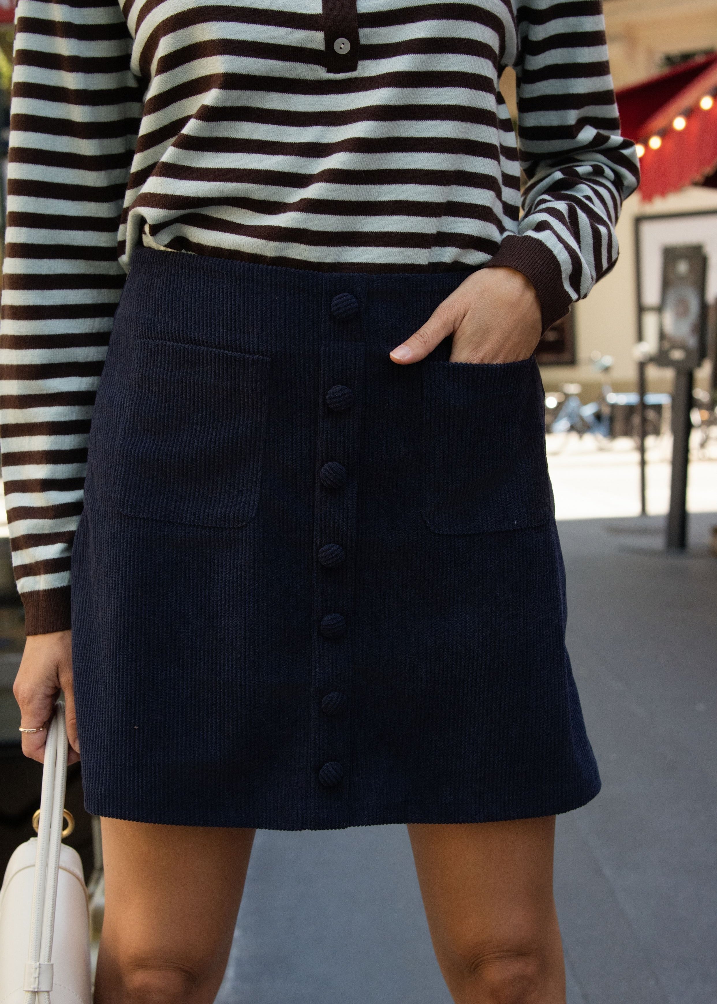 Jupe Louison - Bleu marine