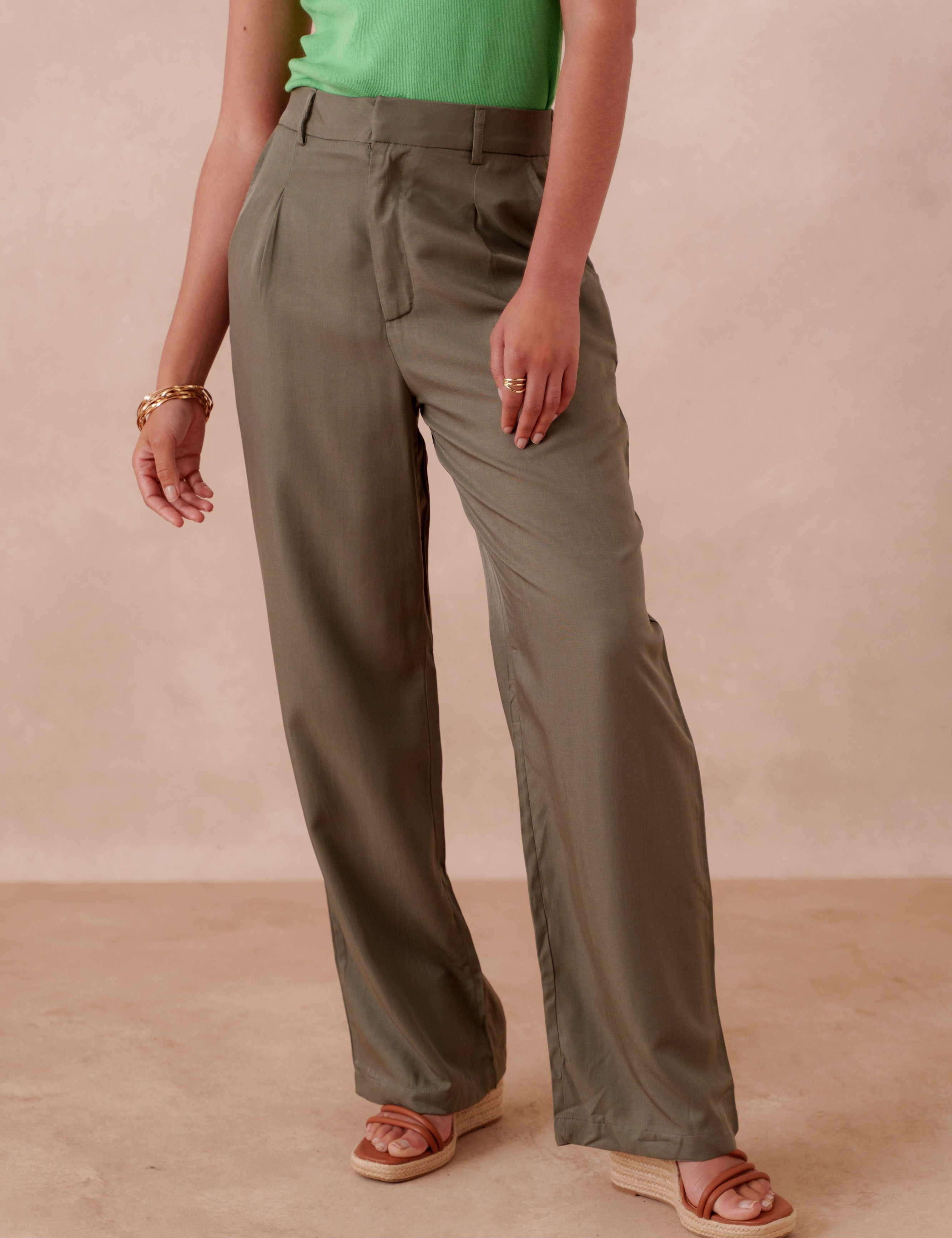 Pantalon Danny - Kaki