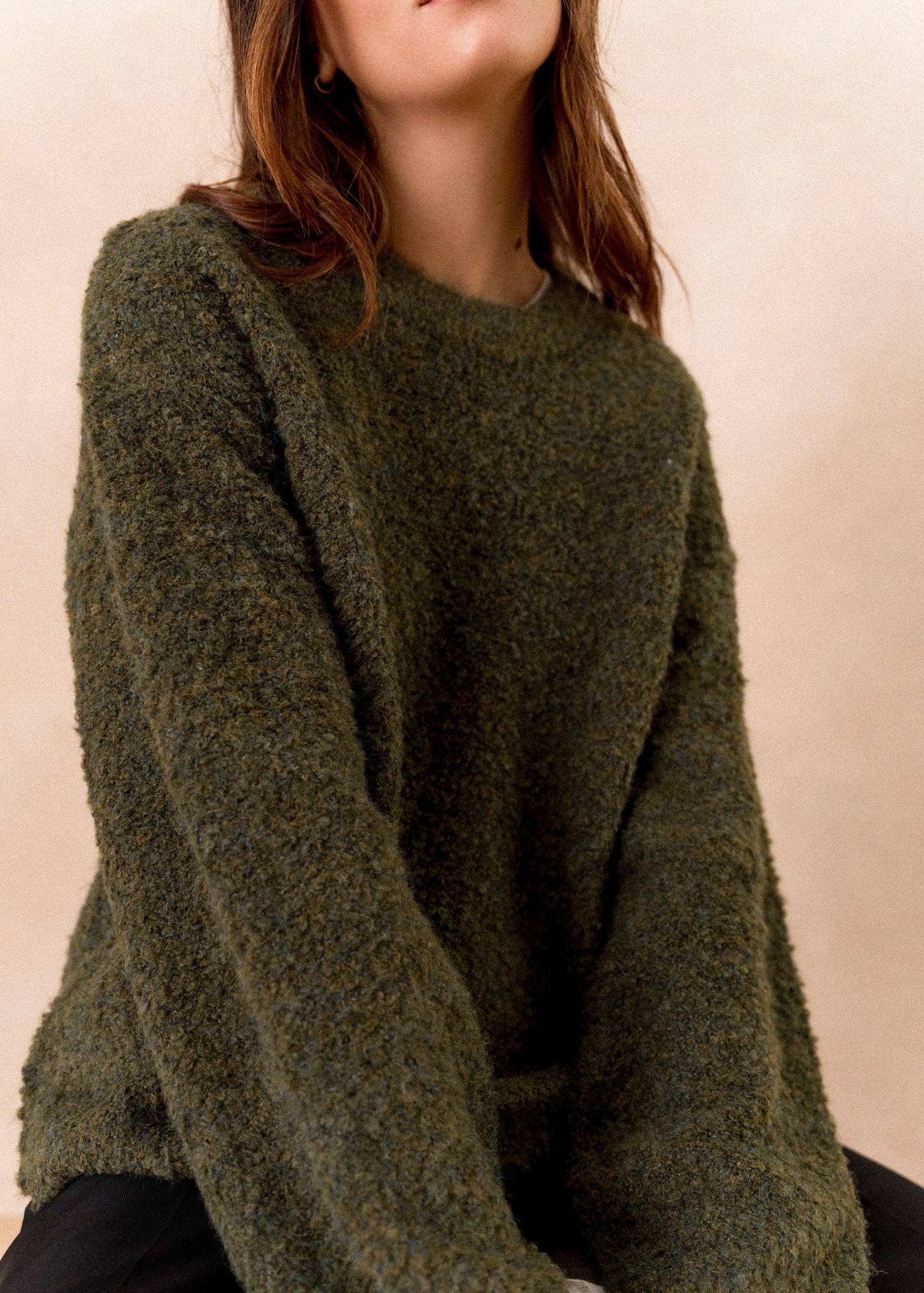 Pull Nour - Kaki