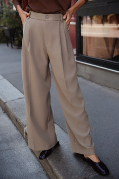 Pantalon Isaline - Kaki beige