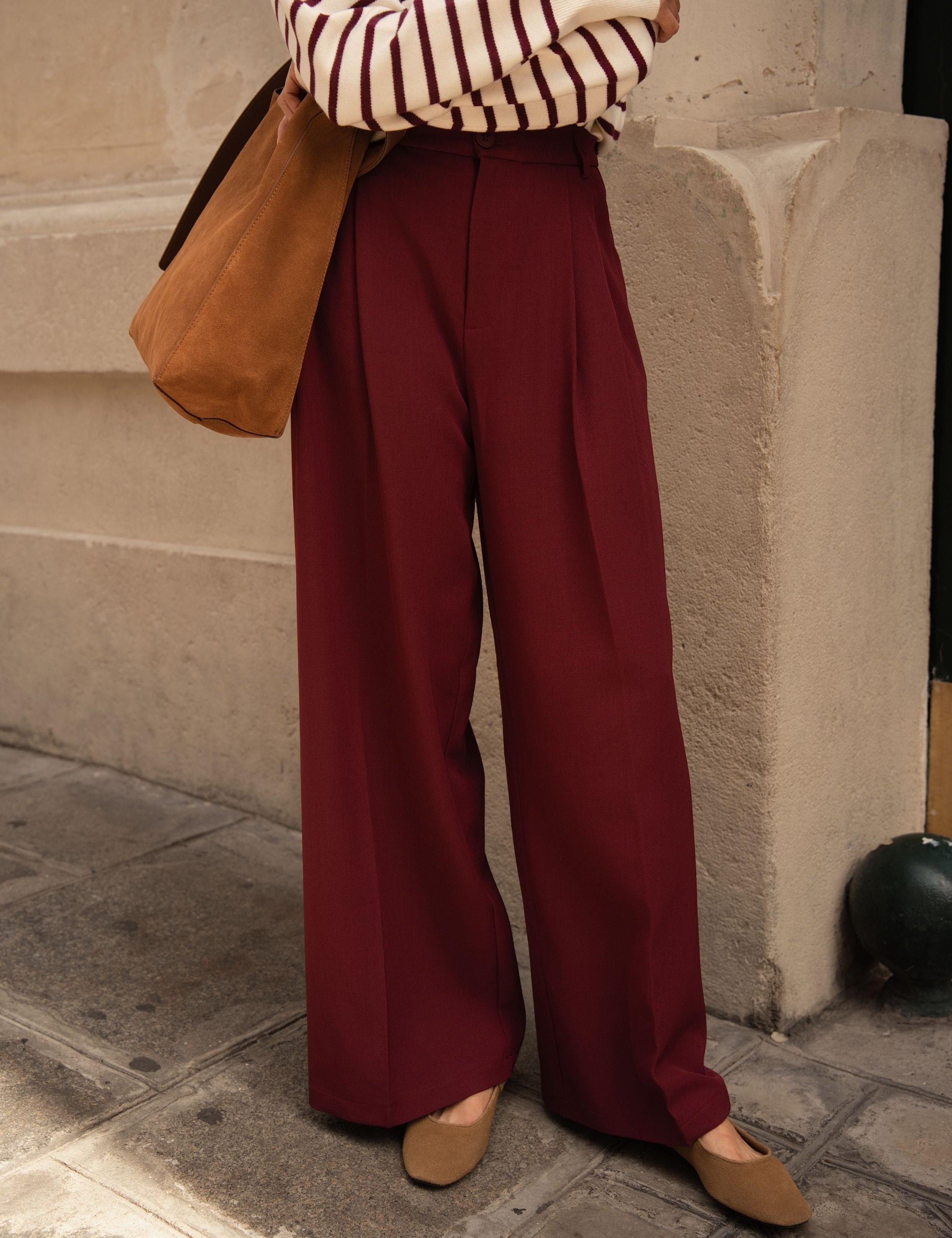 Pantalon Isaline - Bordeaux
