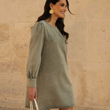 Celestine Dress - Navy Blue