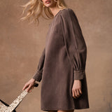 Robe Célestine - Choco