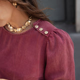 Robe Célestine - Bordeaux