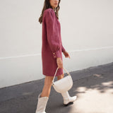 Robe Célestine - Bordeaux