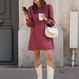 Robe Célestine - Bordeaux