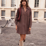 Robe Nadila - Choco
