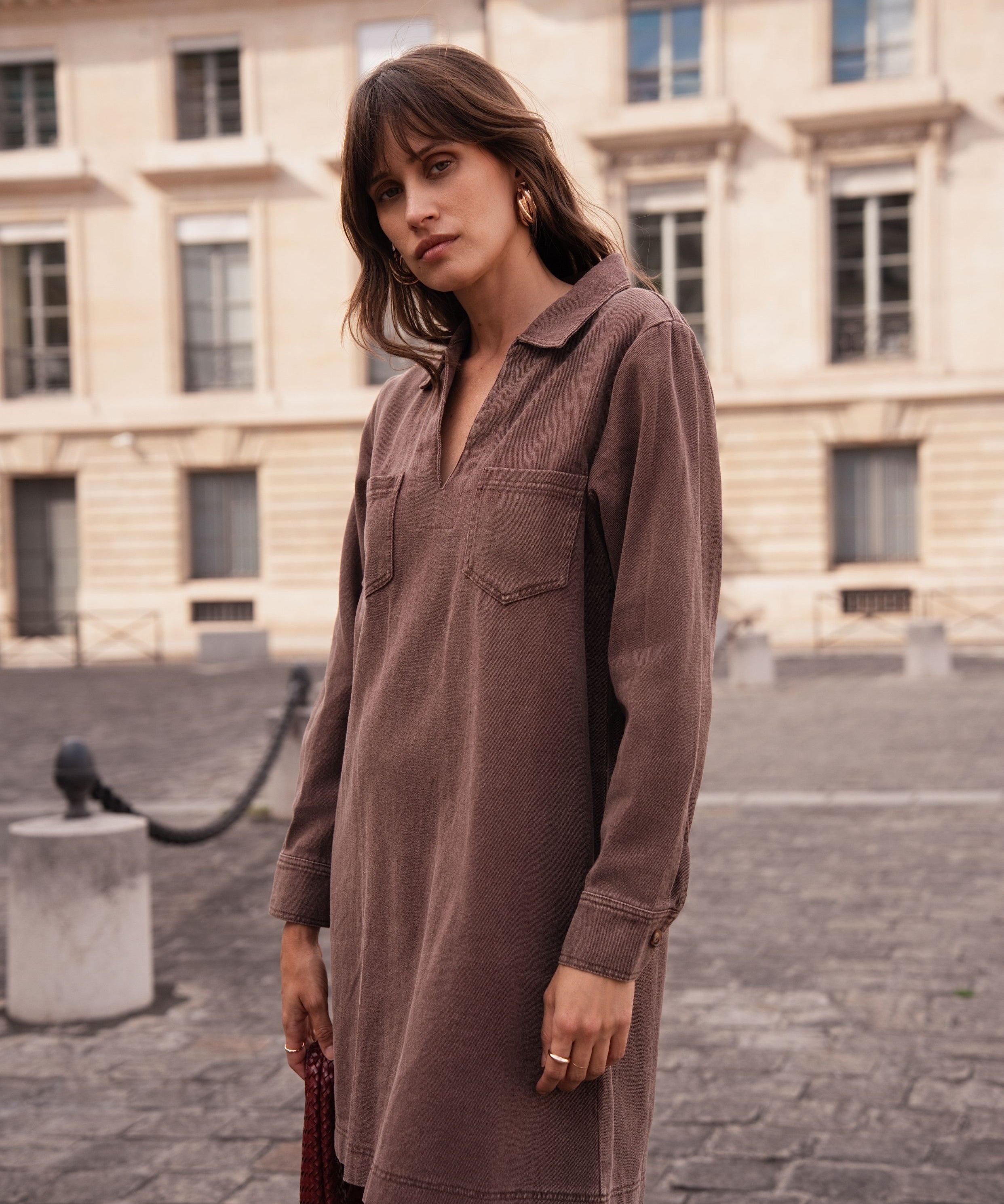 Nadila Dress - Chocolate