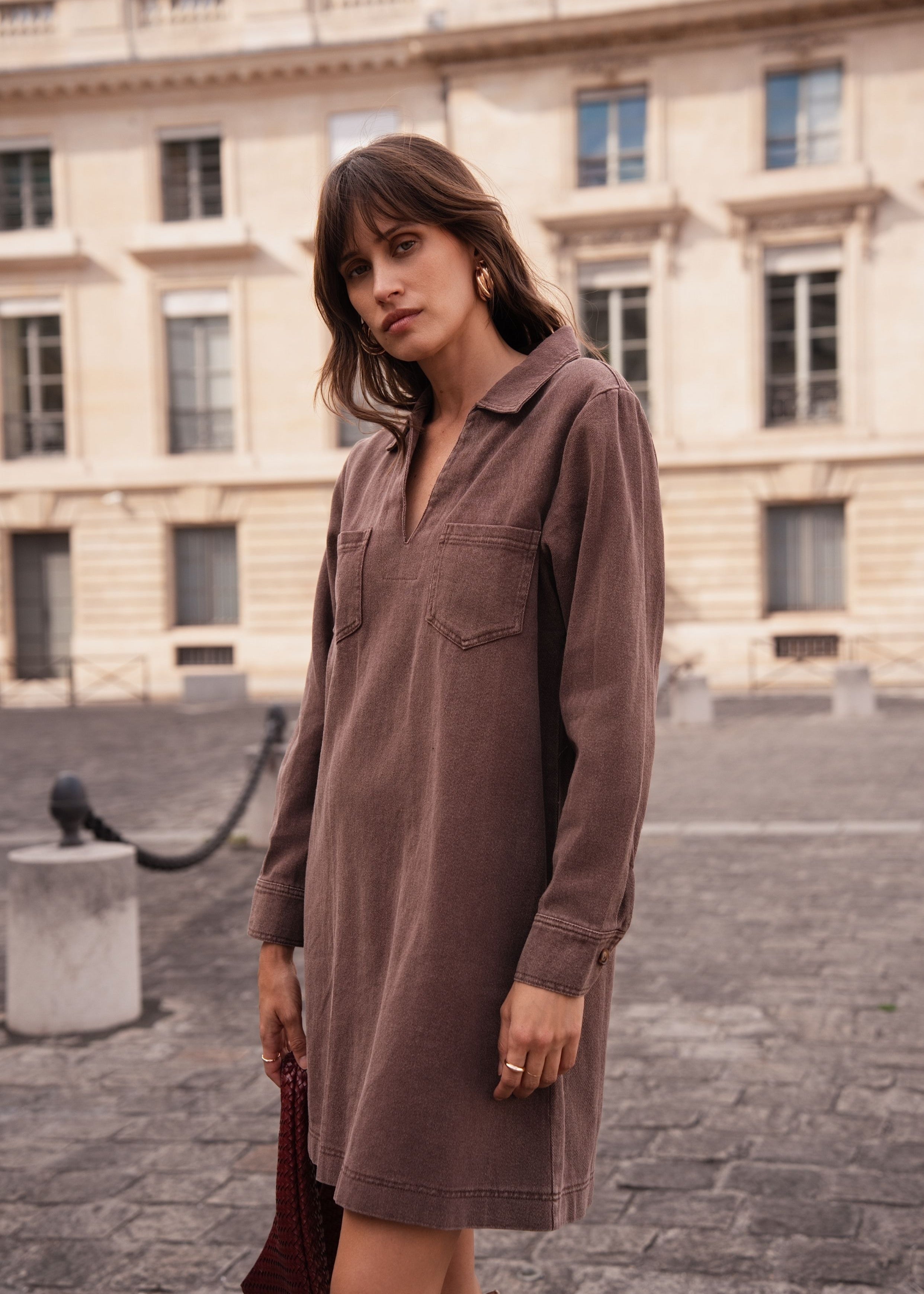 Robe Nadila - Choco