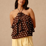 Top Flavie - Marron