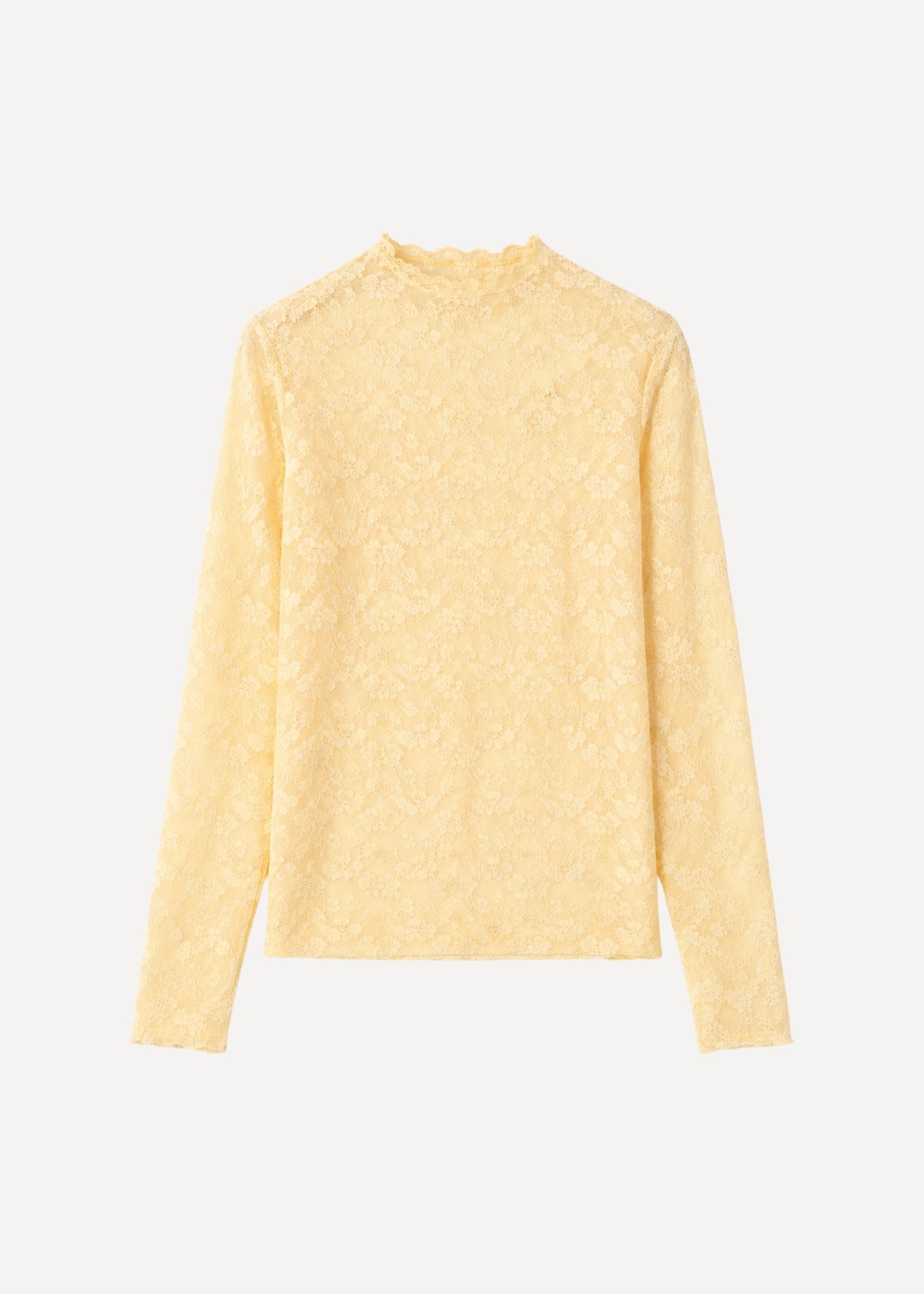 Top à manche longue Clarie - Jaune