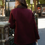 Manteau Fabienne - Bordeaux