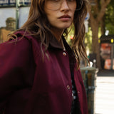 Manteau Fabienne - Bordeaux