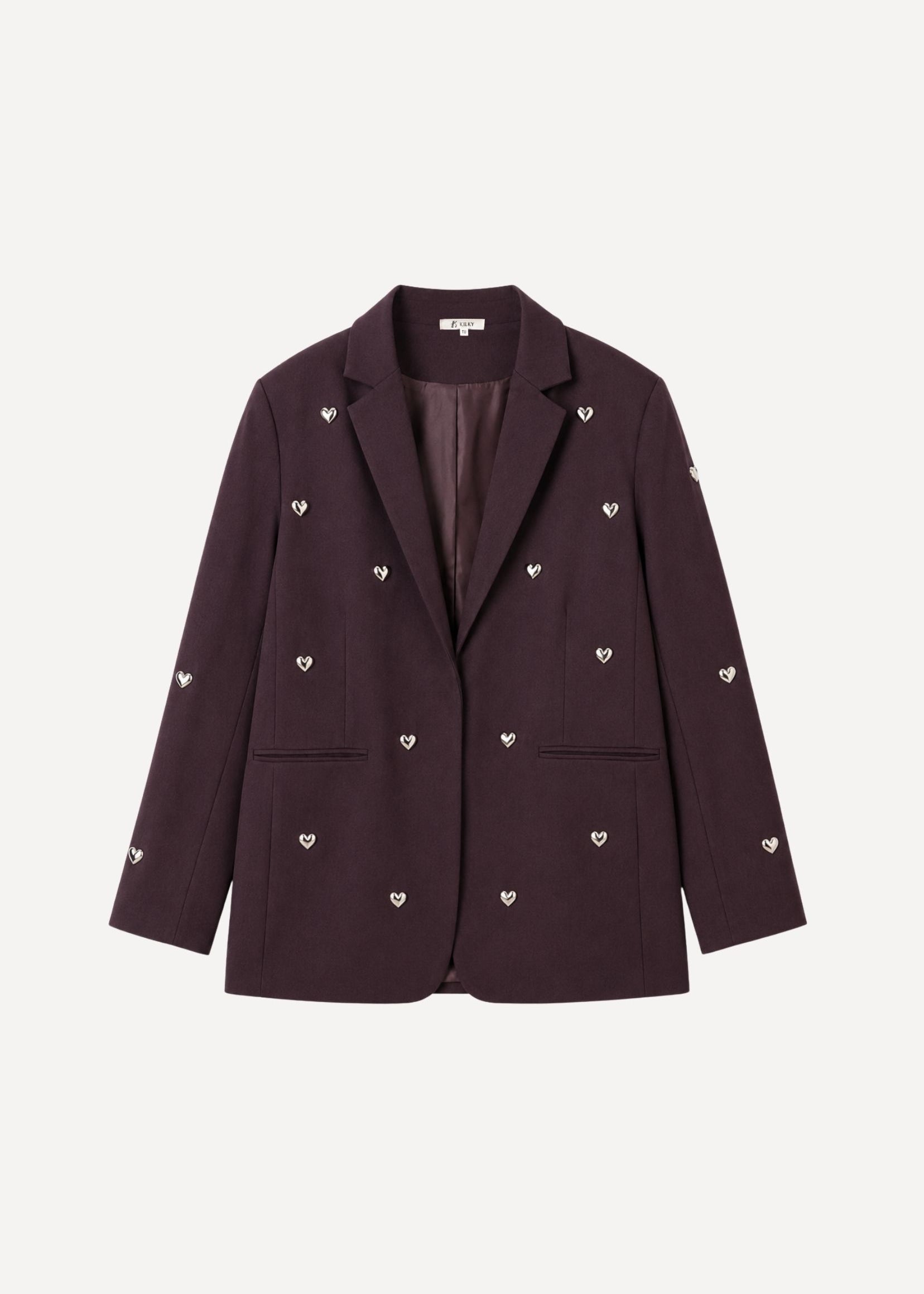 Veste de costume Perrine - Prune
